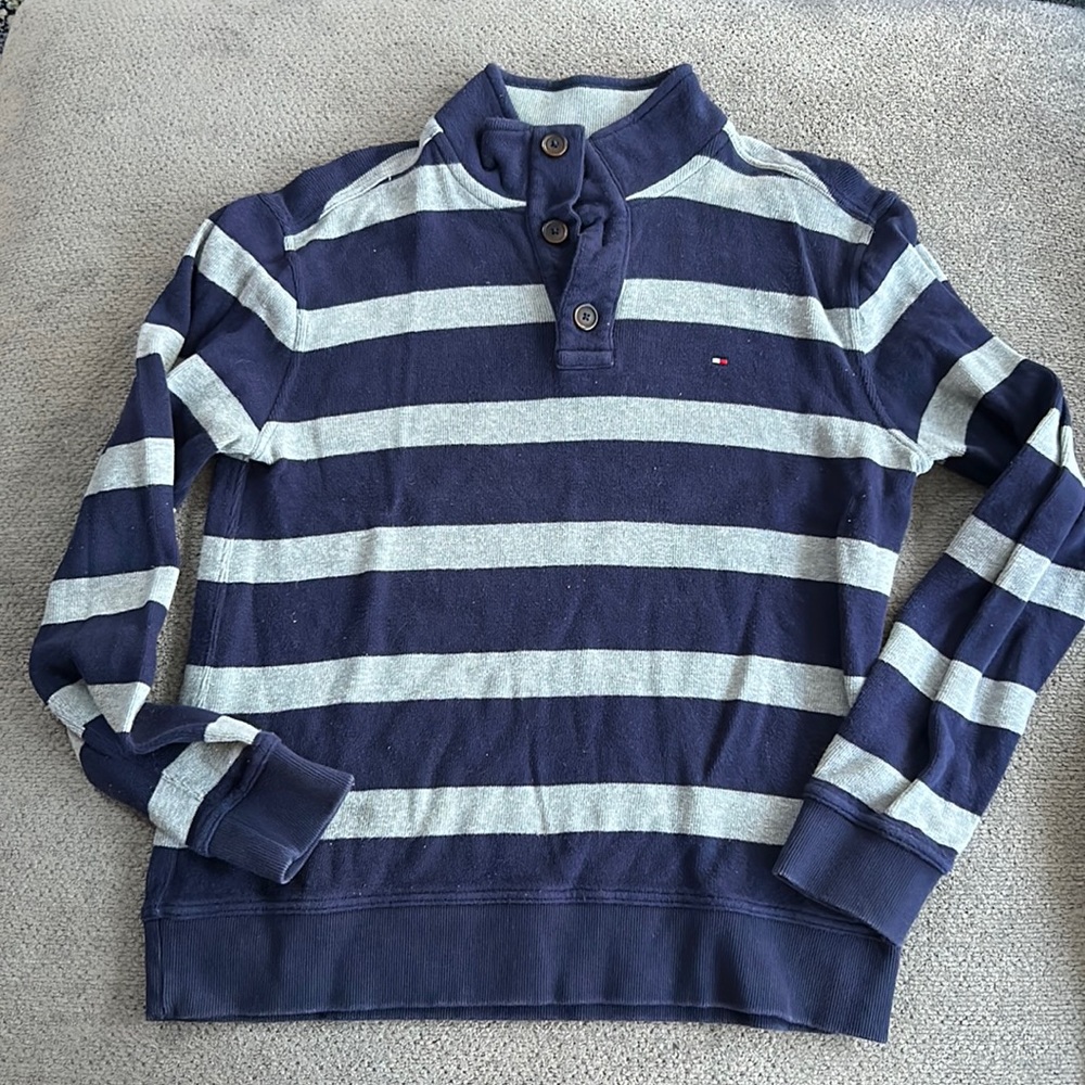 Men’s Tommy Hilfiger Stripped Quarter Button Down